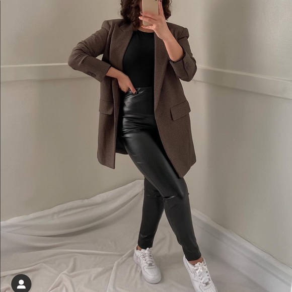 Zara Oversized Plaid Blazer - Picture 5 of 16